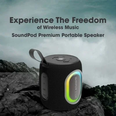 Smartix SoundPod Up Premium Portable Speaker - Black/Asstd